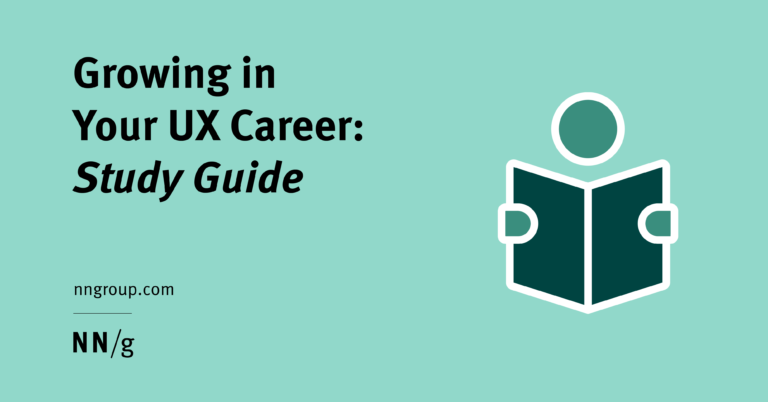 Crecimiento de su carrera de UX: una guía de estudio