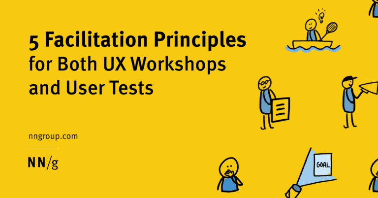 5 principios para simplificar tanto los talleres de UX como las pruebas de usuario