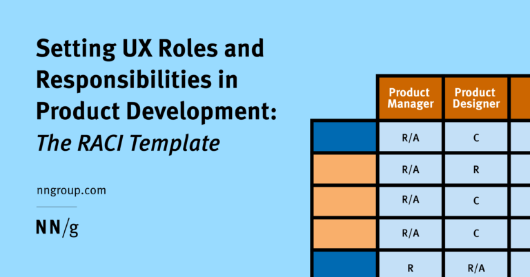 Definición de roles y responsabilidades de UX en el desarrollo de productos: el patrón RACI