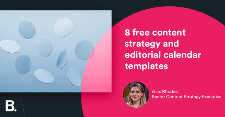 8 plantillas gratuitas de estrategia de contenido y calendario editorial