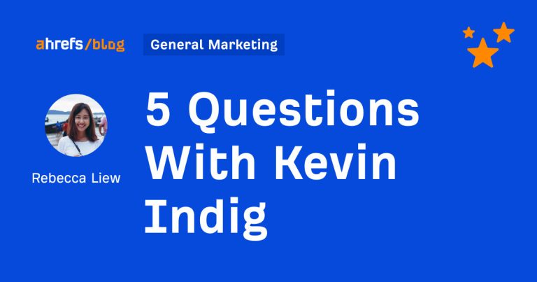 5 preguntas con Kevin Indig